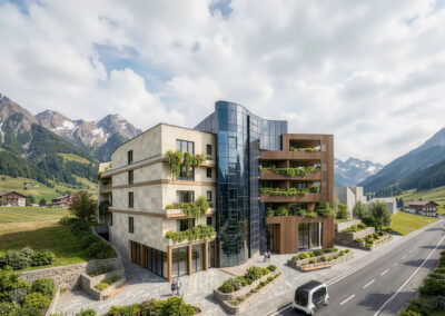 SUMMER APARTMENT BUILDING